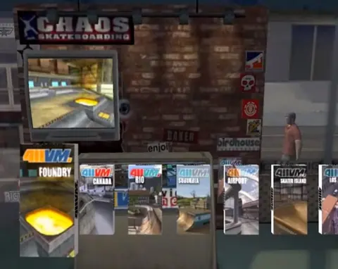 Captura de tela de Tony Hawk's Pro Skater 3 (2 de 3)