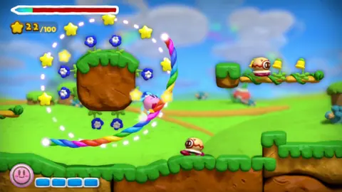 Captura de tela de Kirby and the Rainbow Curse (3 de 4)