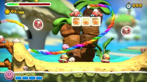 Captura de tela de Kirby and the Rainbow Curse (4 de 4)