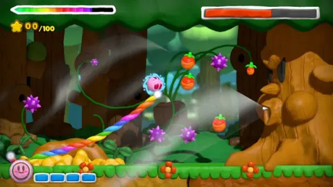 Captura de tela de Kirby and the Rainbow Curse (2 de 4)