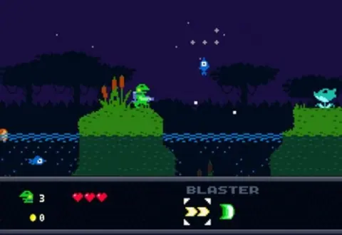 Captura de tela de Kero Blaster (1 de 4)