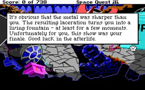 Captura de tela de Space Quest III: The Pirates Of Pestulon (2 de 4)