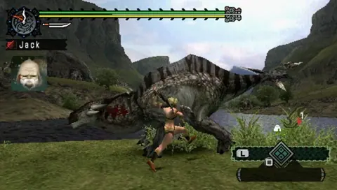 Captura de tela de Monster Hunter Freedom (2 de 3)