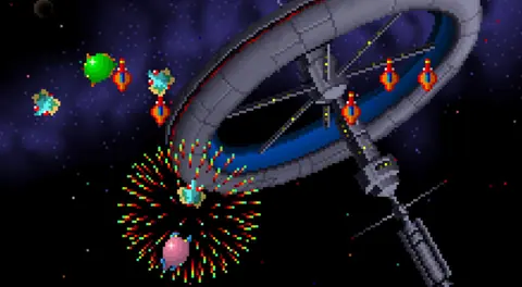 Captura de tela de Galaga '88 (2 de 4)