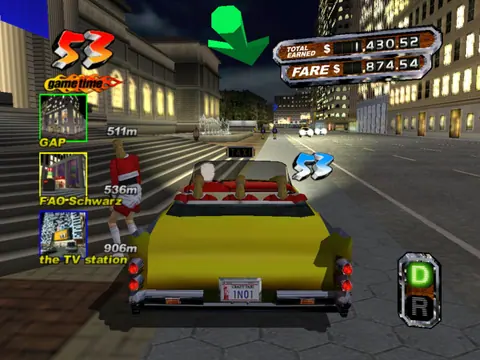 Captura de tela de Crazy Taxi 3: High Roller (1 de 4)