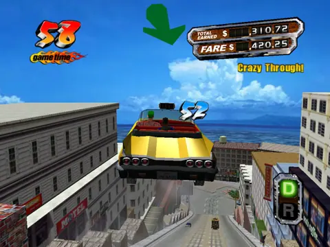 Captura de tela de Crazy Taxi 3: High Roller (4 de 4)