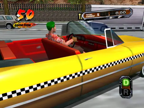 Captura de tela de Crazy Taxi 3: High Roller (3 de 4)
