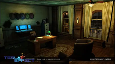 Captura de tela de Tesla Effect: A Tex Murphy Adventure (3 de 4)