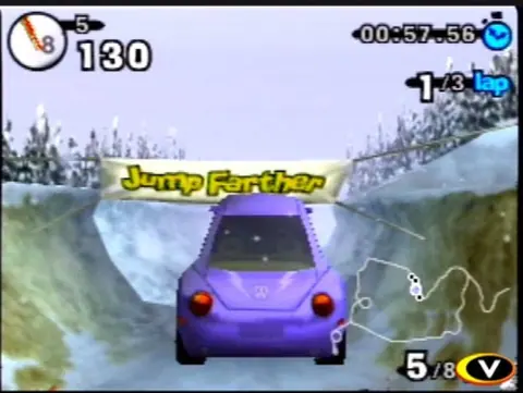 Captura de tela de Beetle Adventure Racing! (2 de 4)