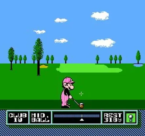 Captura de tela de NES Open Tournament Golf (3 de 4)