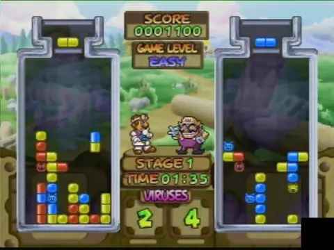 Captura de tela de Dr. Mario 64 (4 de 4)