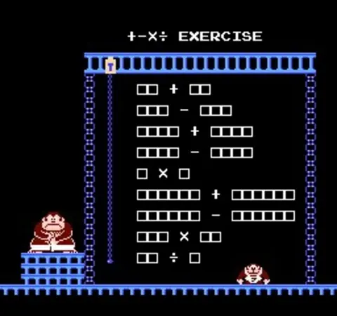 Captura de tela de Donkey Kong Jr. Math (4 de 4)