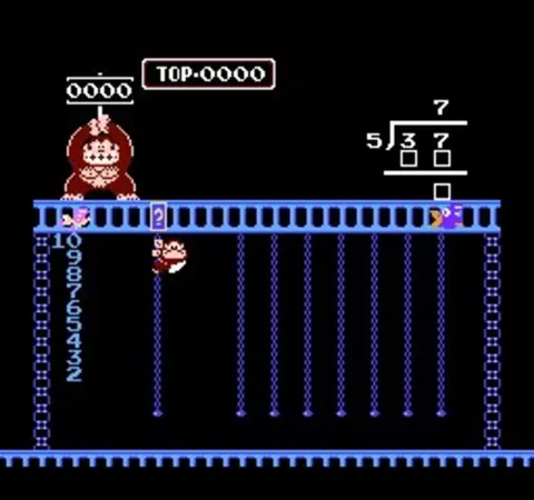 Captura de tela de Donkey Kong Jr. Math (3 de 4)