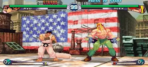 Captura de tela de Street Fighter III 2nd Impact: Giant Attack (2 de 4)