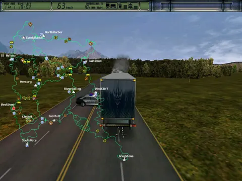 Captura de tela de Hard Truck 2: King of the Road (3 de 4)