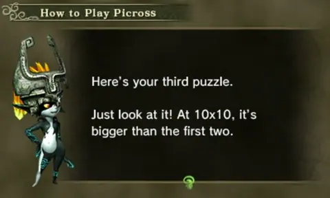 Captura de tela de My Nintendo Picross: The Legend of Zelda Twilight Princess (4 de 4)