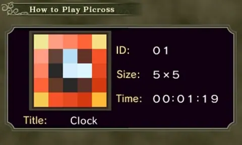 Captura de tela de My Nintendo Picross: The Legend of Zelda Twilight Princess (3 de 4)