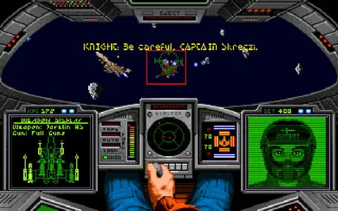 Captura de tela de Wing Commander II: Vengeance of the Kilrathi (4 de 4)