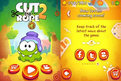 Captura de tela de Cut the Rope 2 (3 de 4)