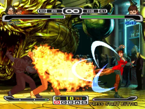 Captura de tela de Capcom vs. SNK: Millennium Fight 2000 Pro (2 de 4)