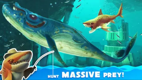 Captura de tela de Hungry Shark World (2 de 4)