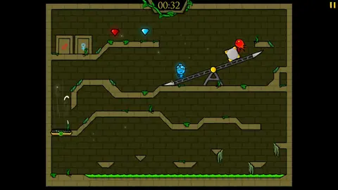 Captura de tela de Fireboy and Watergirl in the Forest Temple (4 de 4)
