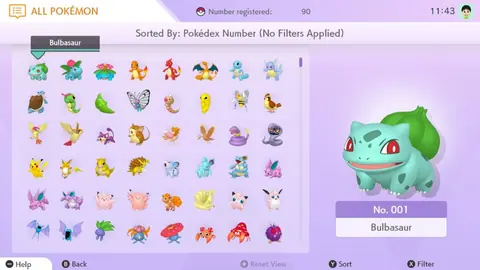 Captura de tela de Pokémon Home (1 de 4)