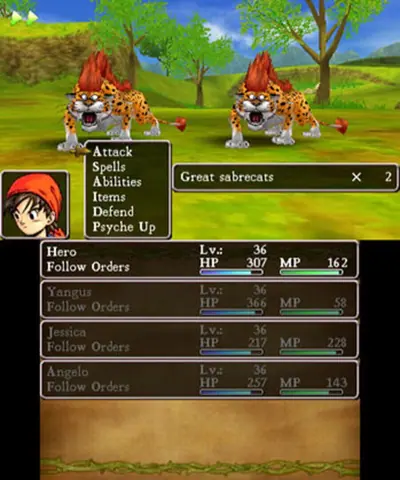 Captura de tela de Dragon Quest VIII: Journey of the Cursed King (2 de 2)