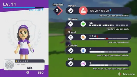 Captura de tela de Mario Golf: Super Rush (3 de 4)
