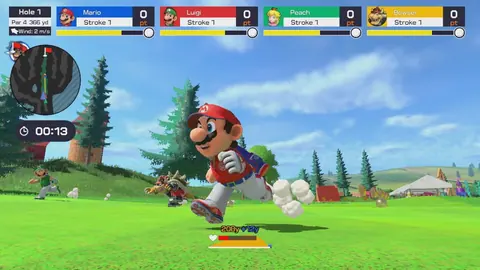 Captura de tela de Mario Golf: Super Rush (2 de 4)