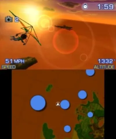Captura de tela de Pilotwings Resort (1 de 4)
