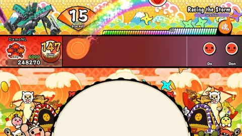 Captura de tela de Taiko no Tatsujin: Drum 'n' Fun! (2 de 4)