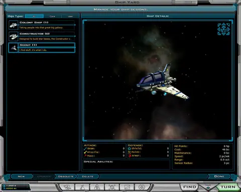 Captura de tela de Galactic Civilizations II: Dread Lords (3 de 3)