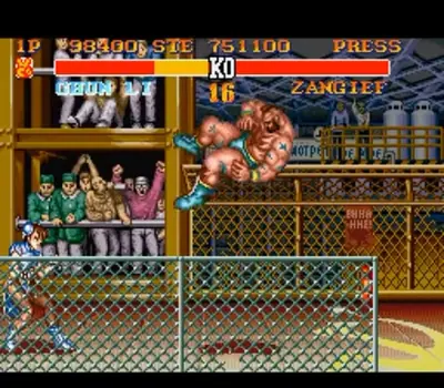 Captura de tela de Street Fighter II' Turbo: Hyper Fighting (3 de 3)