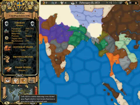 Captura de tela de Europa Universalis II (1 de 4)
