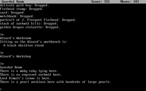Captura de tela de Zork II: The Wizard of Frobozz (1 de 3)