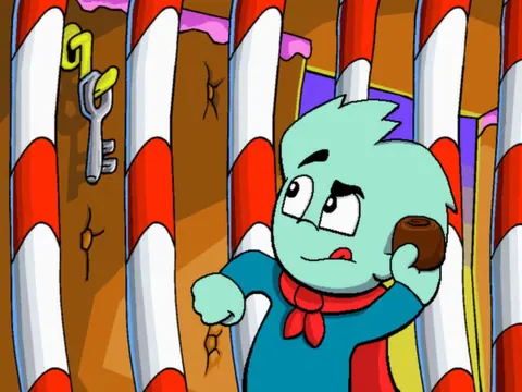 Captura de tela de Pajama Sam 3: You Are What You Eat From Your Head to Your Feet (3 de 4)