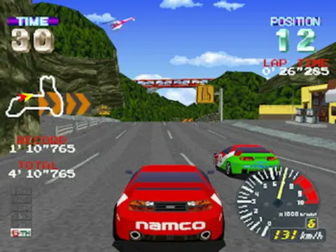 Captura de tela de Ridge Racer Revolution (1 de 2)