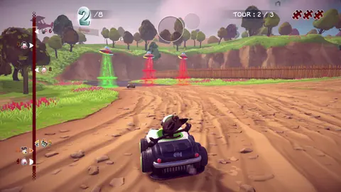 Captura de tela de Garfield Kart: Furious Racing (1 de 4)