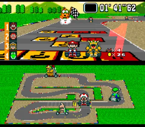 Captura de tela de Super Mario Kart (1 de 4)
