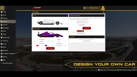 Captura de tela de My Racing Career (3 de 4)
