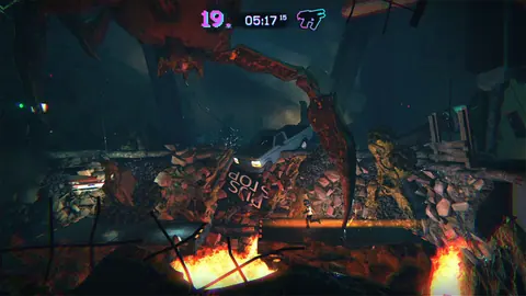 Captura de tela de Trials of the Blood Dragon (2 de 4)