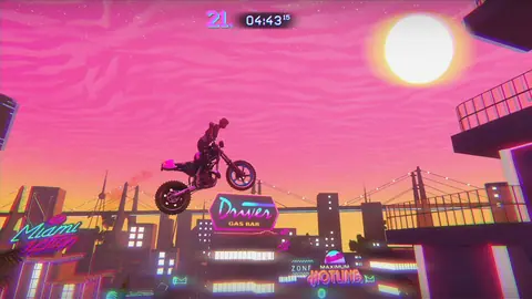 Captura de tela de Trials of the Blood Dragon (4 de 4)