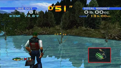 Captura de tela de Sega Bass Fishing (3 de 4)