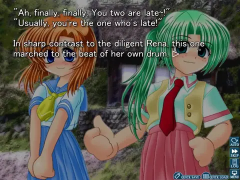 Captura de tela de Higurashi When They Cry Hou: Ch.1 Onikakushi (2 de 4)