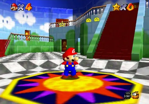 Captura de tela de Super Mario 64: Shindou Pak Taiou Version (3 de 4)
