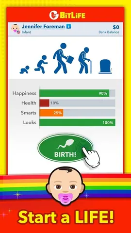 Captura de tela de BitLife (1 de 4)