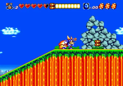 Captura de tela de Sparkster: Rocket Knight Adventures 2 (1 de 2)