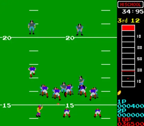 Captura de tela de 10-Yard Fight (3 de 3)