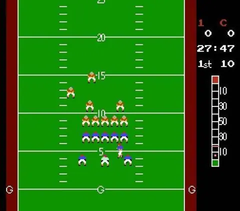 Captura de tela de 10-Yard Fight (2 de 3)